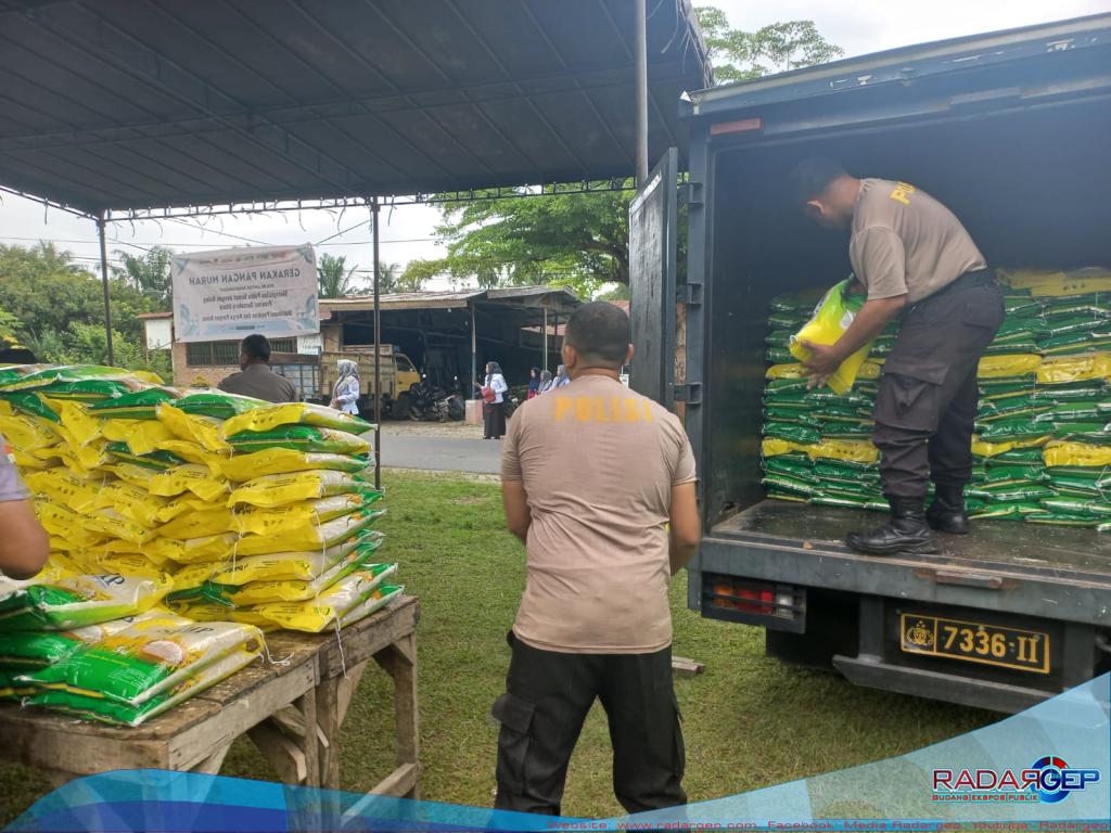 Dukung Kesejahteraan Warga, Polda Sumut Salurkan Beras SPHP Lewat GPM